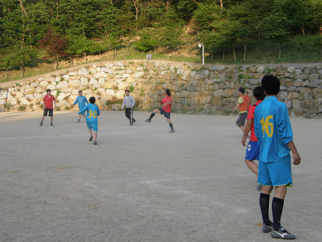 축구 공격수 문길성 집사