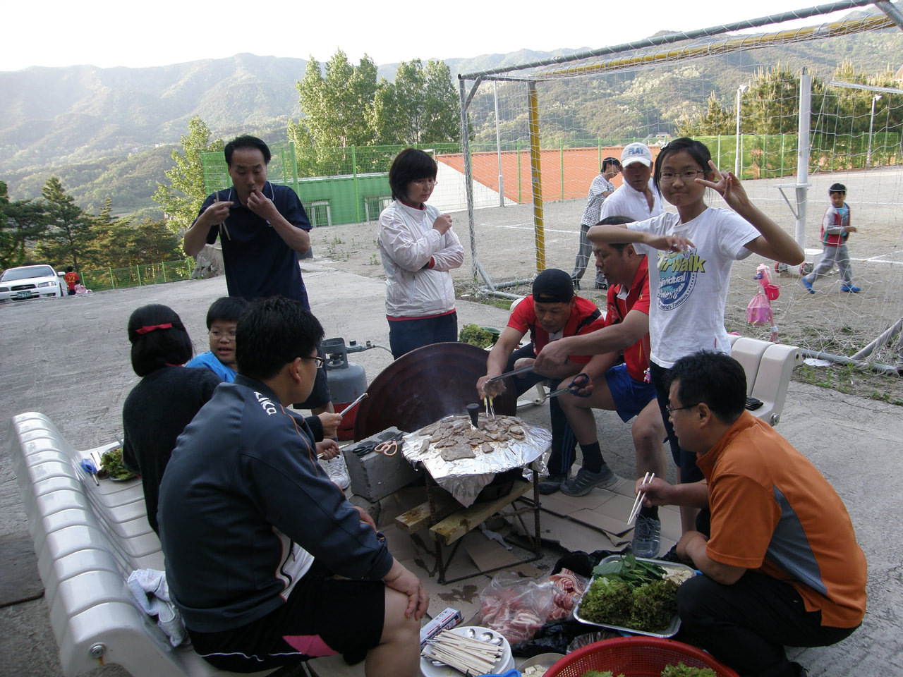 제4남선교회 단합대회 삼겹살 파티