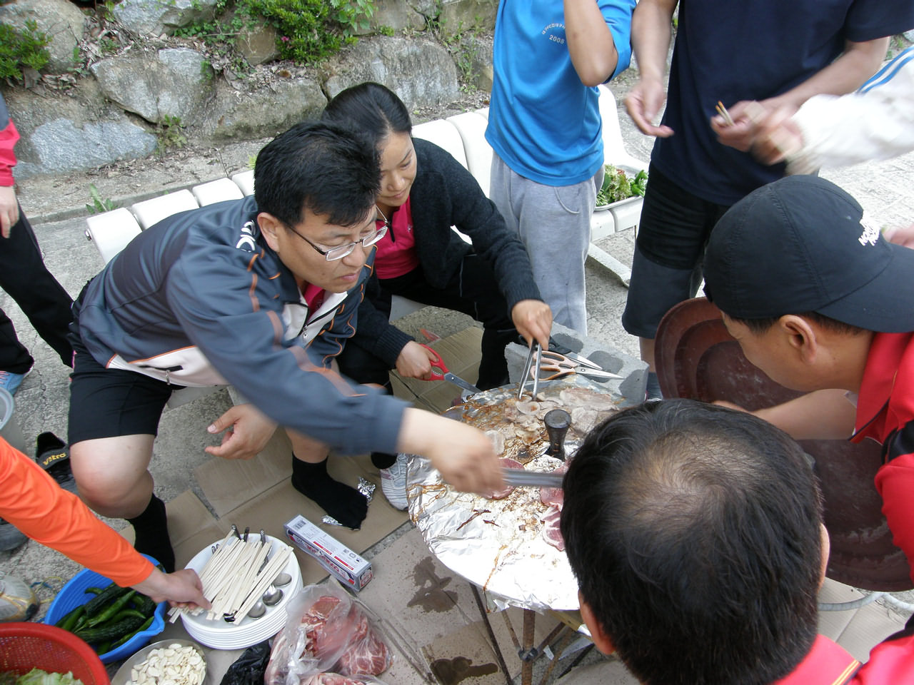 제4남선교회 단합대회(삼겹살파티)